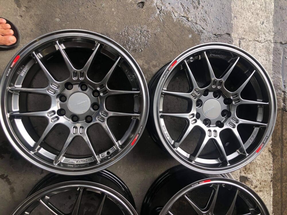 16” Enkei GTC-02 Design Hyperblack Mags 4Holes pcd 100-114 Bnew ...