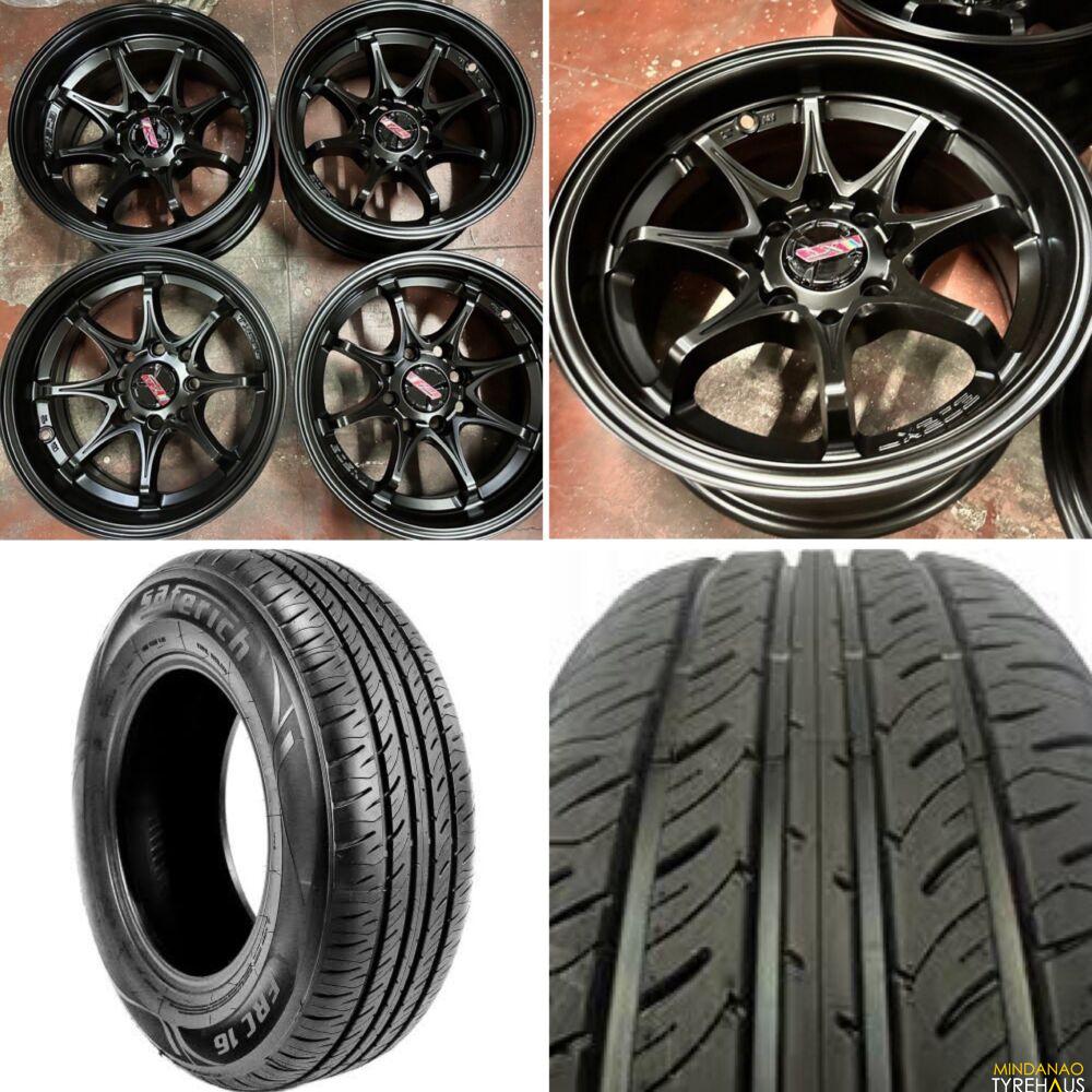 13 Monsterims TX 509B Black 4Holes pcd 100 114 w 155 65 r13 or