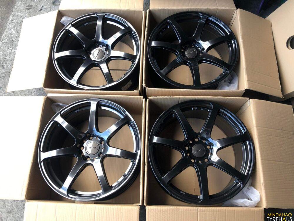 18” Rota Vector Pro 5Holes pcd 114 Hyperblack Brandnew mags – Mindanao ...