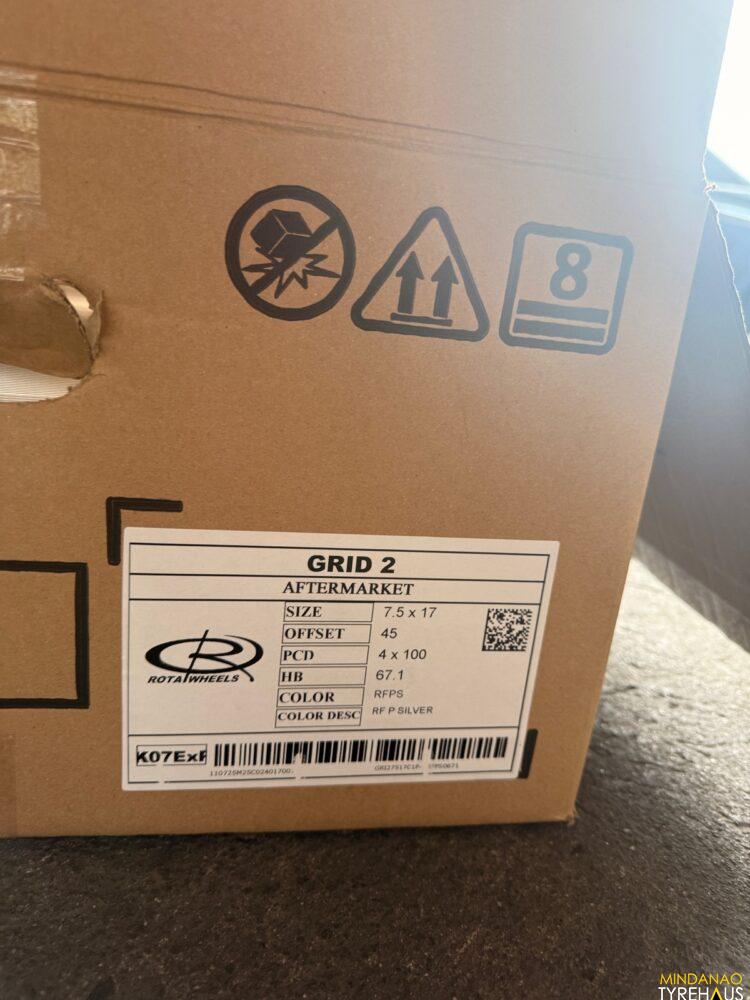 Grid Racing Magz 17” Rota Grid Racing Full Royale Polish Mags 4Holes pcd 100 Bnew ...