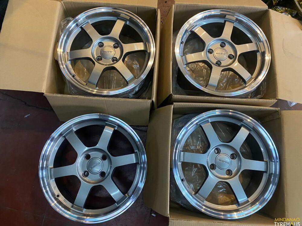 Grid Racing Magz 16” Rota Grid Racing Steel Grey Polish Mags 4Holes pcd 100 Bnew ...
