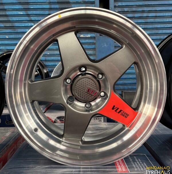 17” VLF-S47B Gunmetal Machined 6Holes pcd 139 Neg -10 Offset Bnew ...